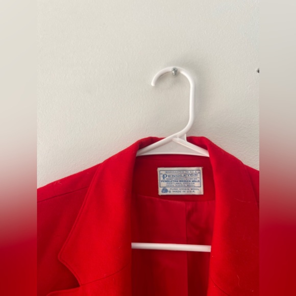 Vintage Red Pendleton Blazer - Picture 2 of 2